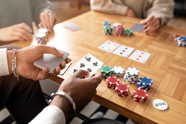Poker hand rankings chart showing royal flush through high card